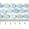 Natural Aquamarine Beads Strands G-C098-A10-01-5