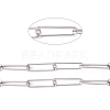 Tarnish Resistant 304 Stainless Steel Paperclip Chains CHS-L022-02C-1
