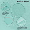 Fingerinspire 100Pcs Transparent Circle DIY-FG0003-42-4