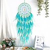 Woven Web/Net with Feather Hanging Ornaments PW-WG9FB90-01-1