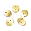 Brass Button Clasps KK-G080-G-1