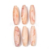 Two Tone Opaque Acrylic Imitation Gemstone Beads OACR-T033-09A-1