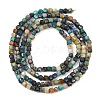 Natural Azurite Beads Strands G-G345-A03-2.5mm-3