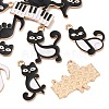 Alloy Enamel Pendants AL-CBADB2B-10G-2