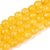 Dyed Natural White Jade Beads Strands G-T139-6mm-60-07-4