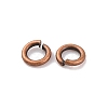 Brass Open Jump Rings KK-G514-01B-R-2