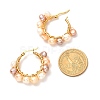 4 Pairs Vintage Natural Pearl Beads Earrings for Girl Women EJEW-JE04643-6