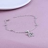 Summer Beach Alloy Hollow Sea Turtle Charm Satellite Chain Anklets for Women FS-WGD5AB4-01-5