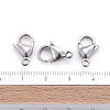 Tarnish Resistant 304 Stainless Steel Lobster Claw Clasps X-STAS-F182-01P-A-5