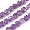 Natural Amethyst Beads Strands G-I271-A01-6x6mm-1