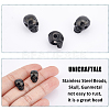 8Pcs 304 Stainless Steel Beads STAS-UN0043-83-5