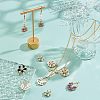 12Pcs 6 Style Plastic Pendants KY-FH0001-12-2