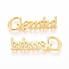 Golden Plated Alloy Cabochons PALLOY-WH0068-08J-1