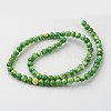 Natural Ocean White Jade Bead Strands G-G916-6mm-02-2