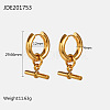 304 Stainless Steel Hoop Earrings FS-WG1861C-08-1