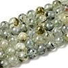Natural Prehnite Beads Strands G-G457-8mm-03-2