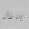 5-Petal Transparent Acrylic Bead Caps FACR-S012-SB518-2