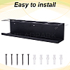 Zinc Alloy Wall Mounted Cylinder Tube Display Rack AJEW-WH0542-049-3