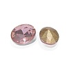 Faceted Oval Glass Pointed Back Rhinestone Cabochons RGLA-A010-6x8mm-S26-2