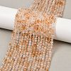 Heated Natural Citrine Bead Strands G-P466-01D-01-1