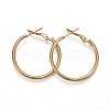 201 Stainless Steel Hoop Earrings EJEW-F188-24G-A-1