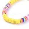 Handmade Polymer Clay Heishi Beads Stretch Bracelets BJEW-JB05079-02-2