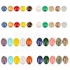 HOBBIESAY 40Pcs 20 Styles Mixed Gemstone Cabochons G-HY0001-54-1