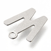 Non-Tarnish 201 Stainless Steel Charms STAS-C021-06P-W-3