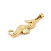 PVD Vacuum Plating 304 Stainless Steel Pendants STAS-H110-12G-2