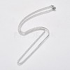 Non-Tarnish 304 Stainless Steel Curb Chain Necklaces NJEW-L162-01B-P-2