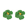 Alloy Enamel Stud Earrings for Women WGB1BBC-06-1