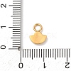 304 Stainless Steel Pendant Rhinestone Settings STAS-T026-02G-3