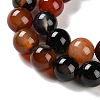 Natural Striped Agate/Banded Agate Beads Strands G-Z060-A01-C13-4