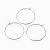 316 Surgical Stainless Steel Hoop Earrings Findings STAS-F149-32P-D-1