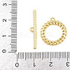 Brass Toggle Clasps KK-G548-34A-G-4