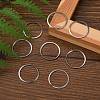 Non-Tarnish 201 Stainless Steel Linking Rings X-STAS-F192-001P-03-5