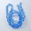 Electroplate Glass Beads Strands EGLA-R008-11x8mm-6-2