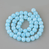 Synthetic Crackle Quartz Beads Strands X-GLAA-S134-6mm-13-2