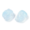 Transparent Spray Paint Glass Beads GLAA-H035-01E-2