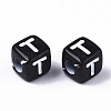 Opaque Acrylic Beads SACR-N002-01T-3