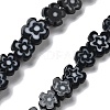 Handmade Millefiori Lampwork Beads Strands LAMP-F035-09H-1
