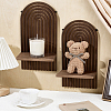 Wood Wall Storage Rack AJEW-WH0796-43B-4