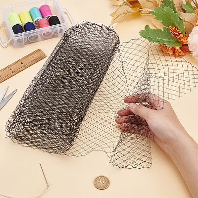 2M Deco Mesh Ribbons SRIB-WH0011-177B-1