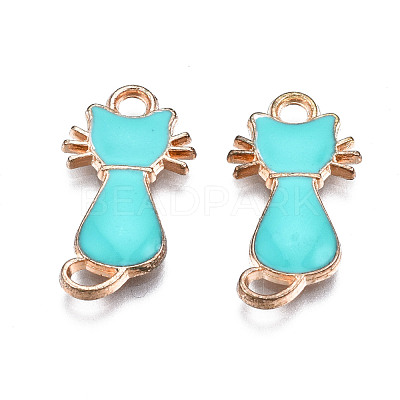 Alloy Enamel Pendants ENAM-S121-033G-1