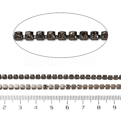 Iron Rhinestone Cup Chains CH-A008-01I-1
