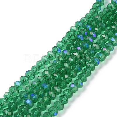 Electroplate Glass Beads Strands EGLA-A034-T2mm-L12-1