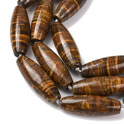 Natura Tiger Iron Beads Strands G-L654-G14-01-1