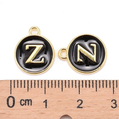 Golden Plated Alloy Charms X-ENAM-S118-02Z-1