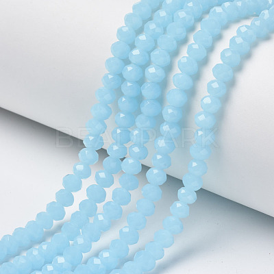 Glass Beads Strands EGLA-A034-J8mm-D04-1