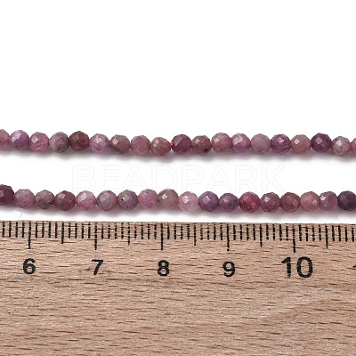 Natural Ruby Beads Strands G-F509-16-3mm-01-1